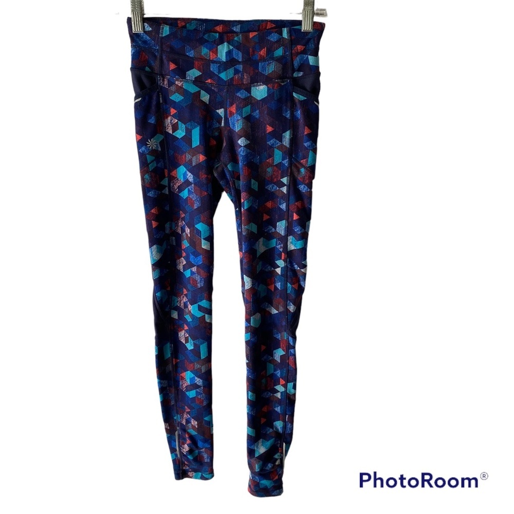 Nwot Athleta leggings be free geometric. SZ XXS